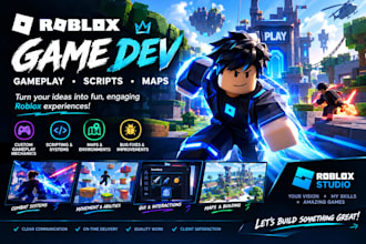 develop roblox game mechanics, scripts, and gameplay systems