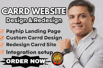 design carrd website design carrd landing page carrd redesign