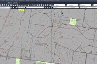 convert PDF to autocad and draw 2d cad floor plans