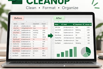 clean and format your excel spreadsheet