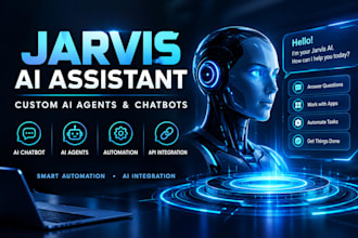 custom jarvis ai assistant, ai agents, chatbot automation