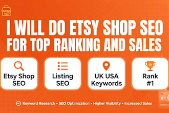 do etsy shop seo for top ranking and sales