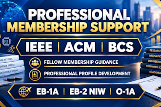 guide you on ieee acm bcs fellowship application with reference for eb1a