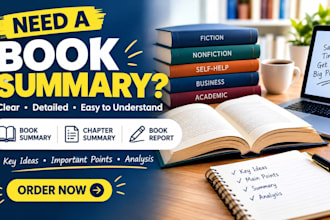 write a clear book summary, chapter summary, report and analysis