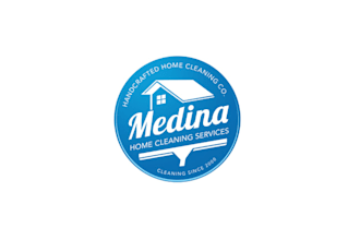 design monogram modern cleaning company logo