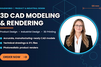 3d cad rendering and modeling for 3d cad design and industrial design