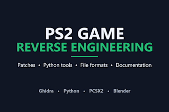 reverse engineer your ps2 game