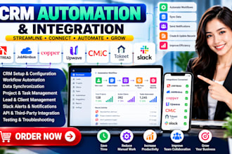 setup jobtread crm jobnimbus copper upwave cmic tokeet crm slack automation