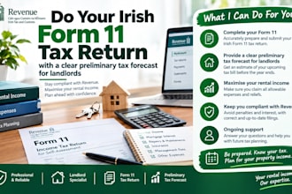 your irish form 11 tax return with a clear preliminary tax forecast for landlord