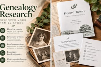 research your family history and ancestors
