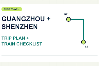 plan your guangzhou and shenzhen trip with a train checklist