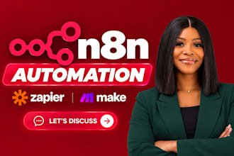 build n8n automation, zapier automation, ai agent, n8n ai automation