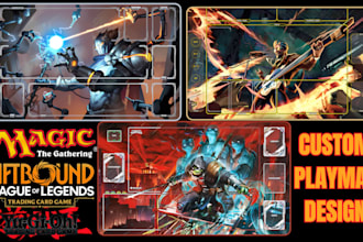 mtg playmat, anime playmat, pokemon playmat and tcg playmat