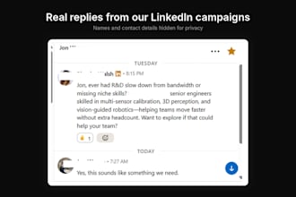 run a done for you b2b linkedin outreach and book sales meetings