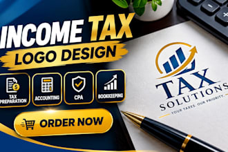 income tax logo bookkeeping leads brochure design tax preparation tax website