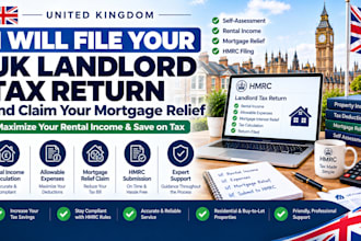file your UK landlord tax return and claim your mortgage relief