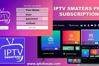 do TV series smart subscription, sport channel, spanish channel, live tv, vod