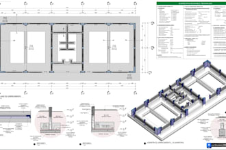 create 3d bim model and 2d cad drawings in revit