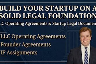 draft llc operating agreements and startup legal documents