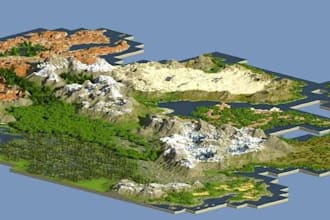 create minecraft worldpainter survival island and custom terrain maps