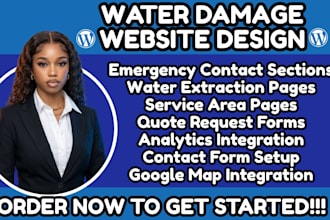 build water damage website restoration site contractor site water removal site