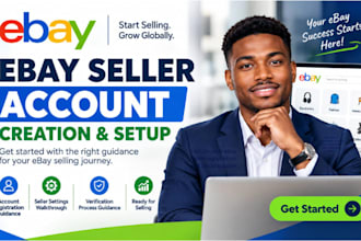provide ebay seller registration and setup support
