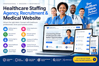 healthcare staffing agency website, staffing website