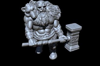 sculpt 3d miniatures dragons and monsters anime nsfw characters models 3d print