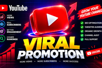 do organic youtube video promotion and channel SEO growth