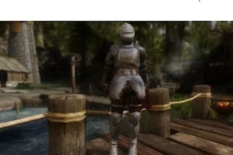 create or port skyrim armor, ffxiv, cyberpunk and fallout 4 mods