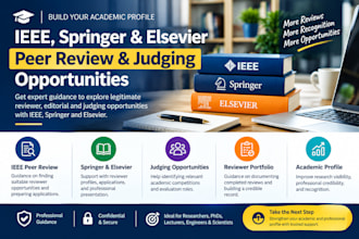 provide ieee elsevier springer peer review and conference judging opportunities
