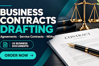 draft business contracts legal agreement service agreements and ndas