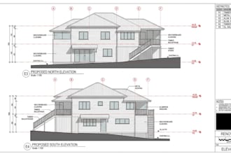 draw renovation and home addition drawings for city permit