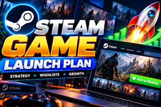 create a steam launch marketing plan for your game
