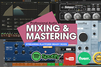 mix and master your rap, drill or hip hop song