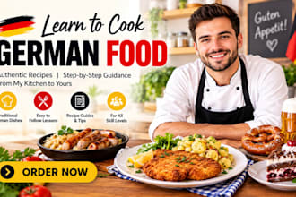 teach you how to cook authentic german food and traditional recipes