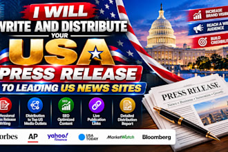 write and distribute your USA press release to leading US news sites