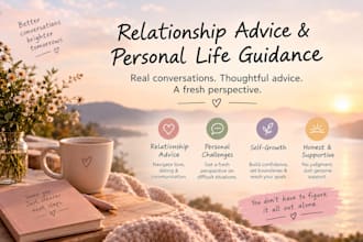offer relationship advice and personal life guidance