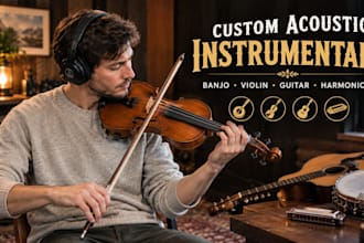 create custom folk, country and bluegrass instrumentals