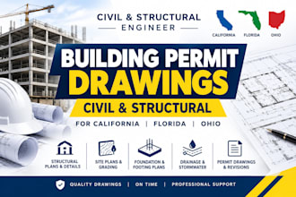 be structural engineer for california floridah ohio city permit approval