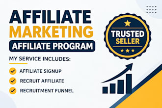 do affiliate marketing, recruits, and manage affiliate program recruitment