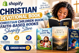 build christian devotional book shopify store christian children book
