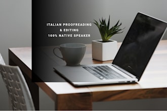 proofread and edit your italian text
