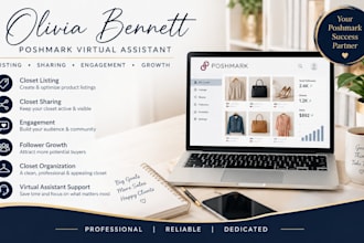 manage your poshmark closet with listing, sharing and engagement