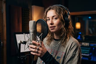record acoustic female pop vocal female pop singer pop rnb topline hook singer