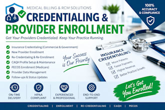 credentialing, provider enrollment with medicaid, medicare