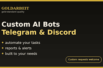 build a custom ai telegram or discord bot to automate your tasks