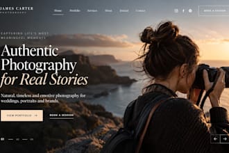 build squarespace photography website photographer portfolio gallery website