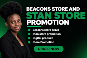 setup beacon store, stan store marketing, beacon ai promotion, digital product