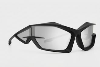 create custom 3d printable sunglasses  eyewear frame models